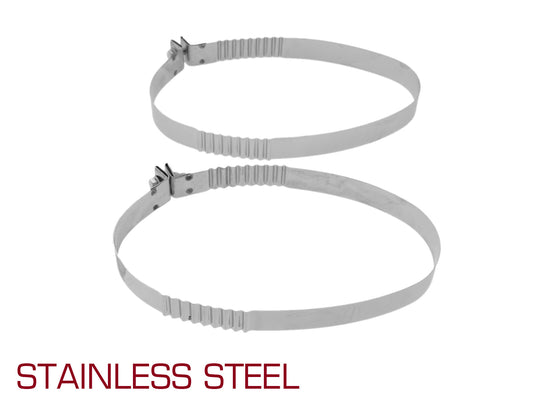 Porsche 993 1993-97 Rear Silencer Securing Bands Pair 99311111907 JP Dansk