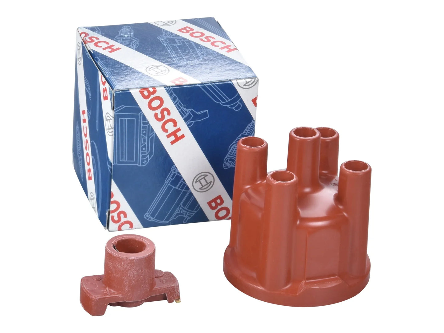 Porsche 924 2.0 (1976-1985), 914 1.7 - 2.0 Bosch Distributor Cap & Rotor Arm Kit 92360292300