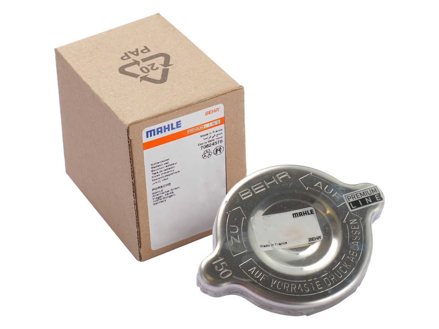 PORSCHE 924S 944 968 Coolant Tank  Expansion Tank Cap Mahle - Behr 94410625700