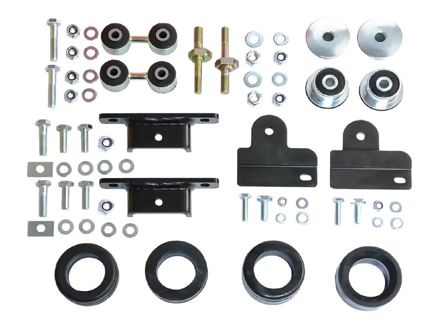 Porsche 924S 944 968 Rear Axle mounting kit bushes and brackets SET 477511051A