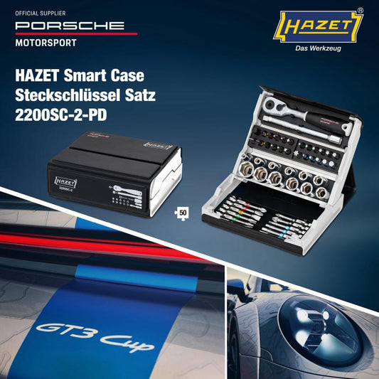 Hazet Porsche Motorsport - Racing Tool Line SmartCase socket wrench set