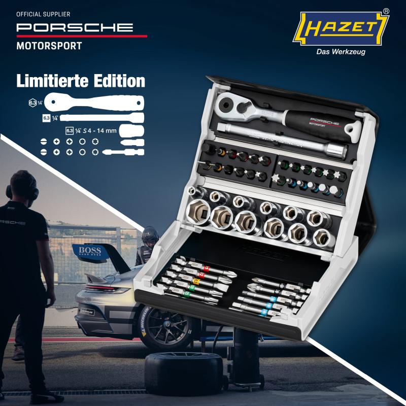 Hazet Porsche Motorsport - Racing Tool Line SmartCase socket wrench set