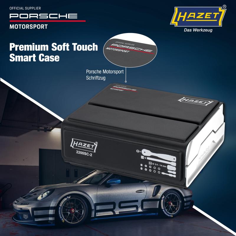 Hazet Porsche Motorsport - Racing Tool Line SmartCase socket wrench set