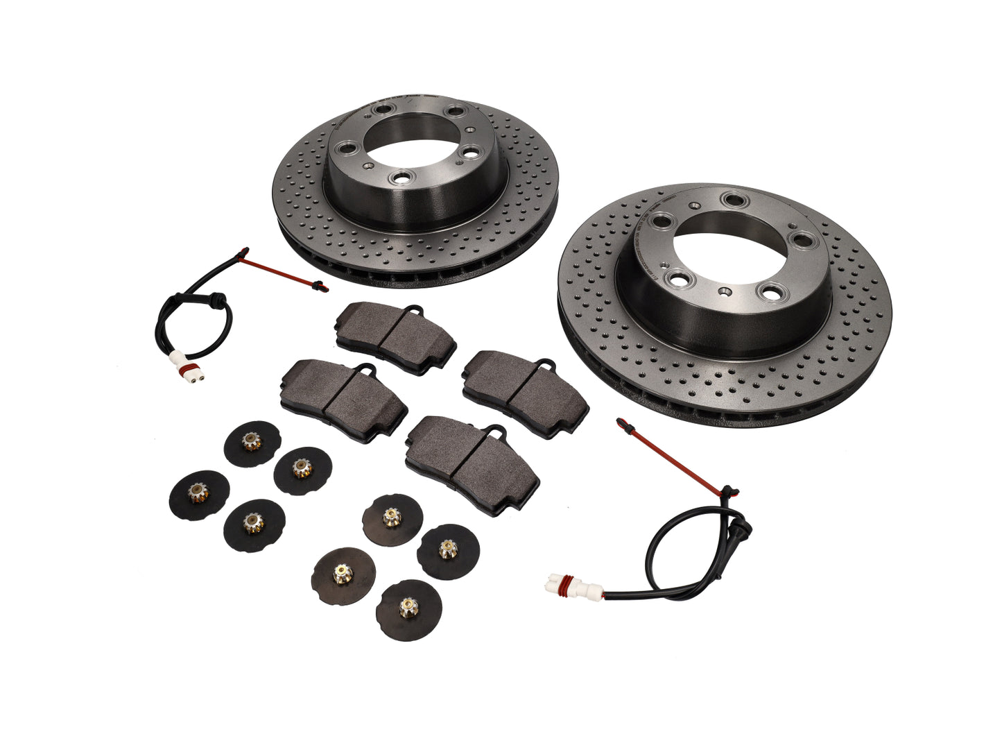Porsche Boxster 986 S Rear brake discs and pads kit. Brembo. 98735240300