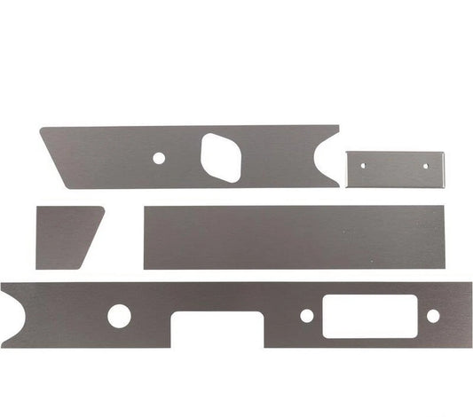 Porsche 911 F 912 up to -'67 Dashboard covers trim SET ALUMINUM