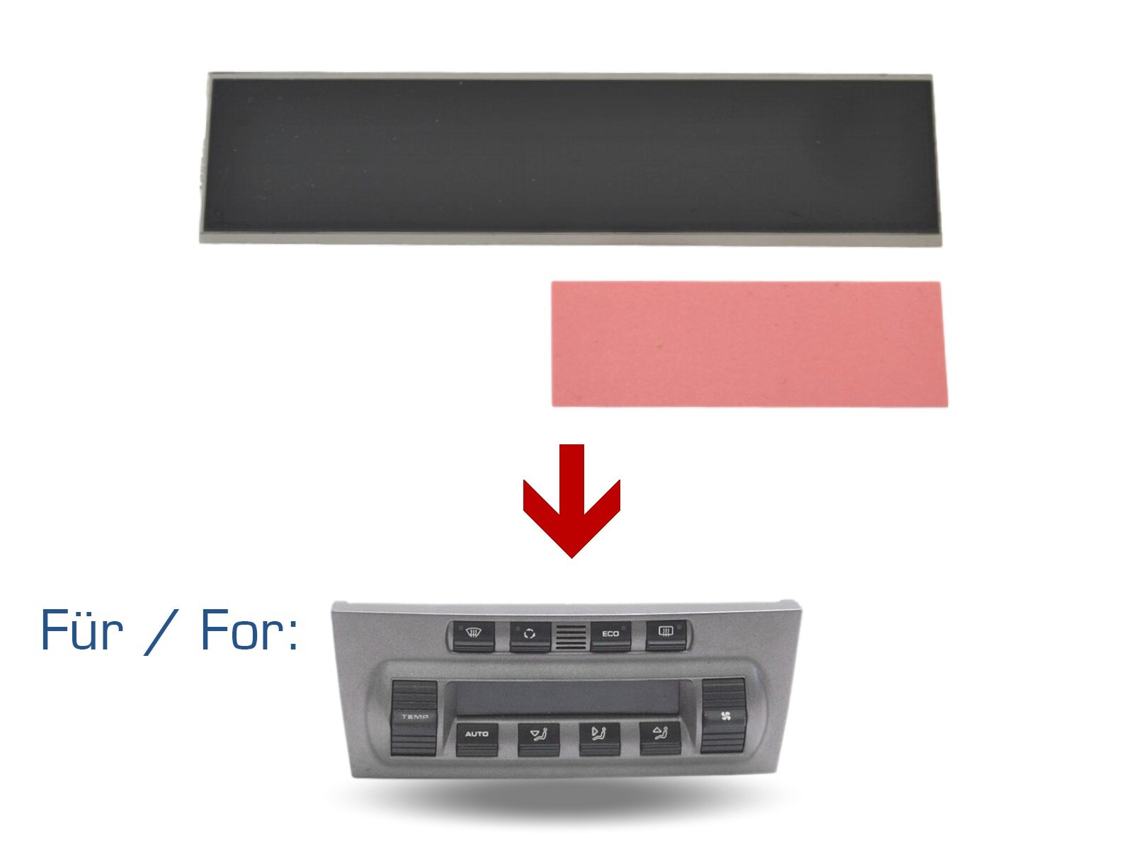 Porsche - 997, Boxster & Cayman 987 - 2005-2012 - Climate Control LCD Display - 99765310111